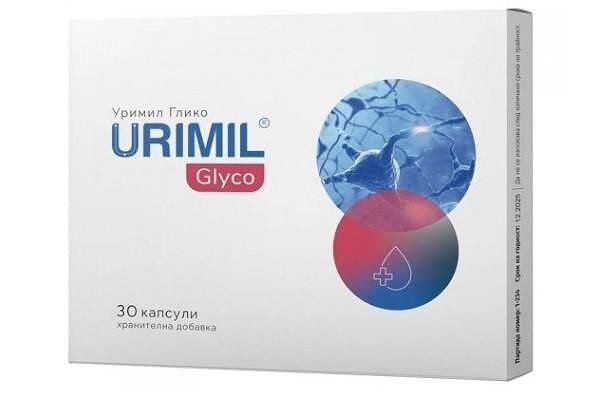 Urimil Glyco за периферни нерви и кръвна захар х30 капсули Naturpharma