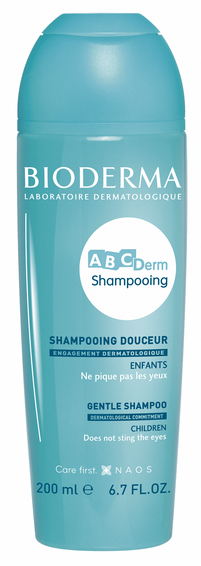 Bioderma ABCDerm Почистващ нежен шампоан за нормална и суха бебешка и детска кожа x200 мл