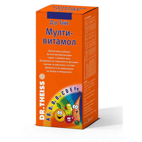 Мултивитамол Сироп за деца х200 мл Dr. Theiss