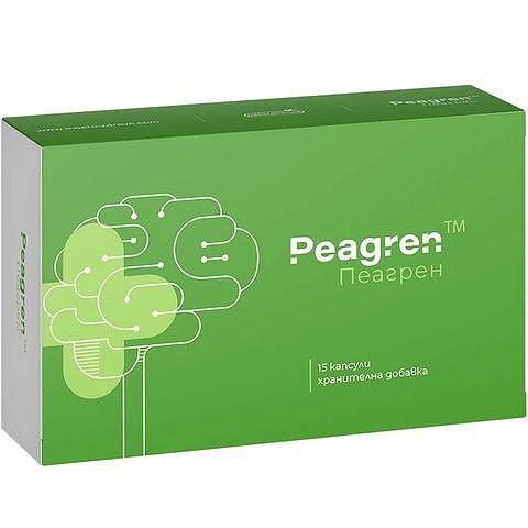 Peagren При мигрена и тензионно главоболие х 15 капсули Naturpharma