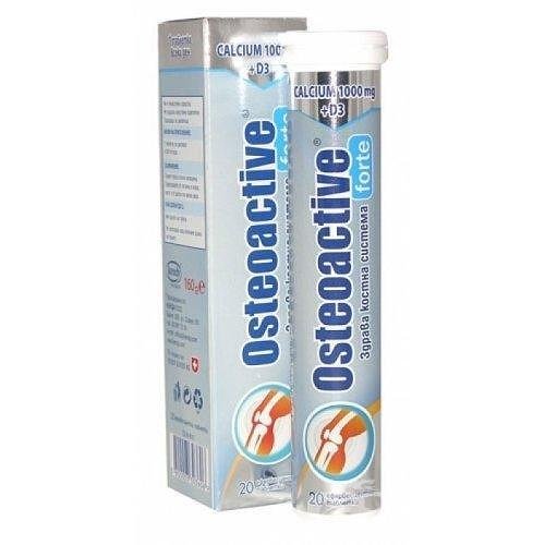 SupraVit Osteoactive Forte Калций с витамин D3 х20 ефервесцентни таблетки
