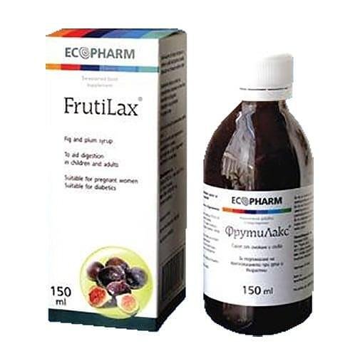 ФрутиЛакс Слабителен сироп от смокиня и слива 150 мл Ecopharm