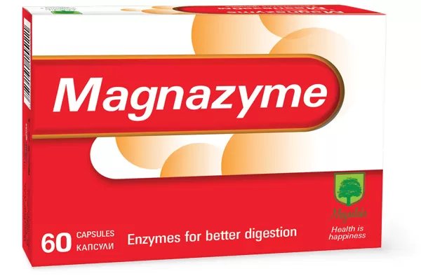 Magnazyme за добро храносмилане х60 капсули Magnalabs