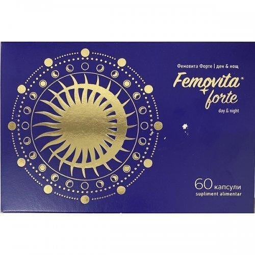 Фемовита форте ден и нощ 60 капсули , Femovita forte day and night