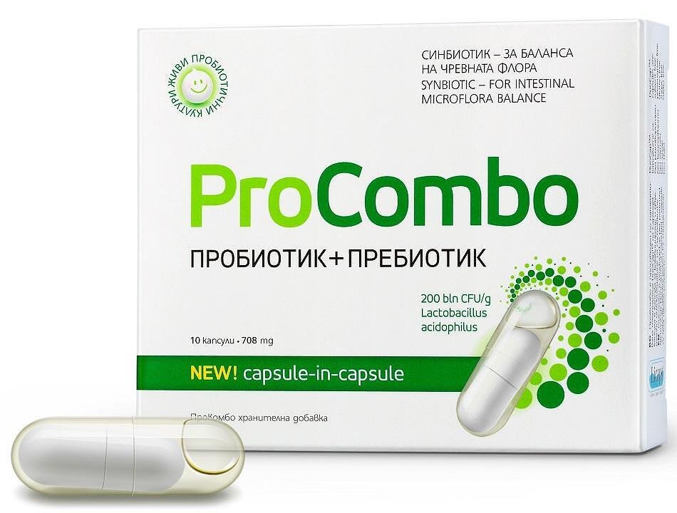 ProCombo Пробиотик с пребиотик x10 капсули Vitaslim Innove